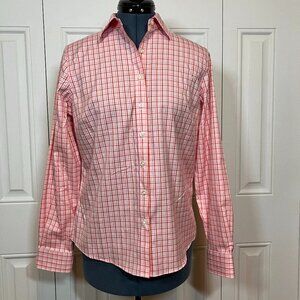 Lands' End No Iron Pinpoint Oxford Size 8